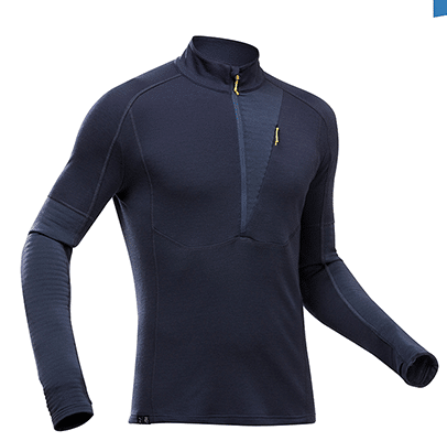 Mountain Warehouse Merino Homme Couche De Base Haut Manches Longues Col Mountain Warehouse Merino Homme Couche De Base Haut Manches Longues Col
